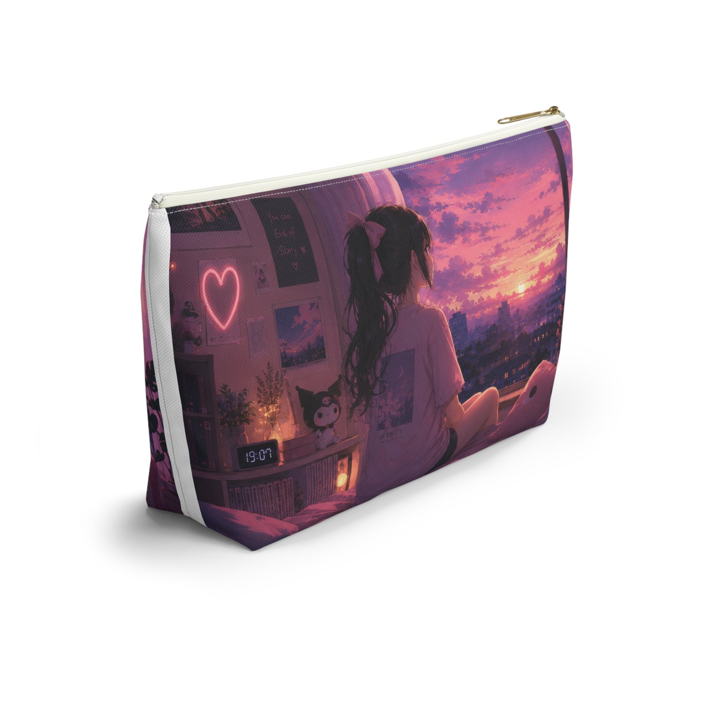 Sunset Room Anime Accessory Pouch