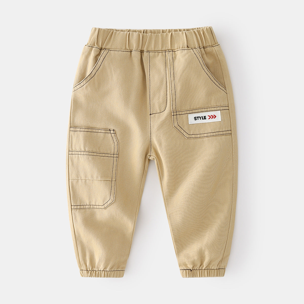 Kids' Mid-rise Spring Casual Cargo Pan