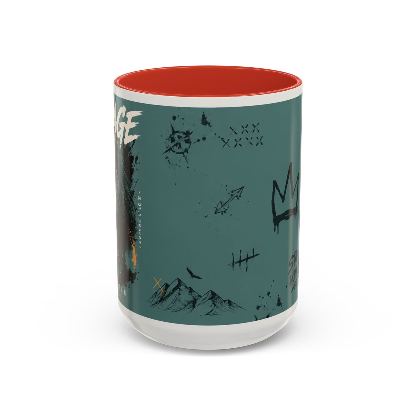 Stay Hungry Graffiti Accent Coffee Mug — 11/15oz