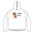 Coffee Lover Hoodie — Cute Bear with Umbrella Graphic