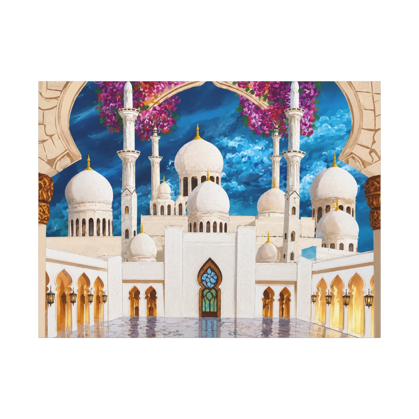 Islamic Mosque Canvas Art — Stretched Matte Wall Decor