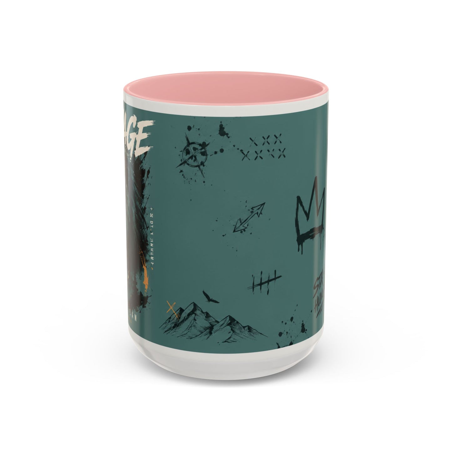 Stay Hungry Graffiti Accent Coffee Mug — 11/15oz