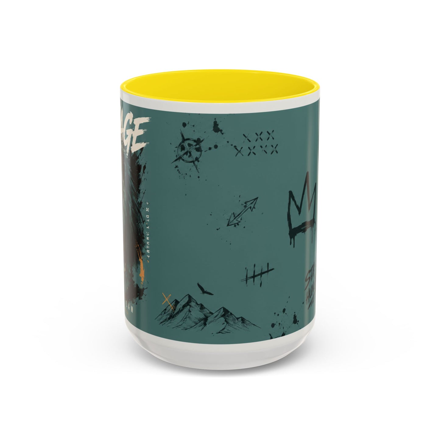 Stay Hungry Graffiti Accent Coffee Mug — 11/15oz