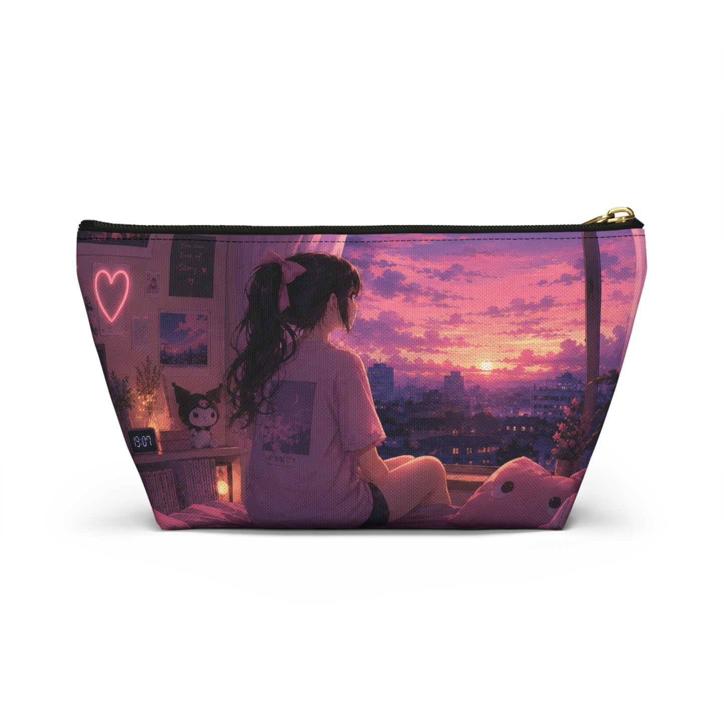 Sunset Room Anime Accessory Pouch