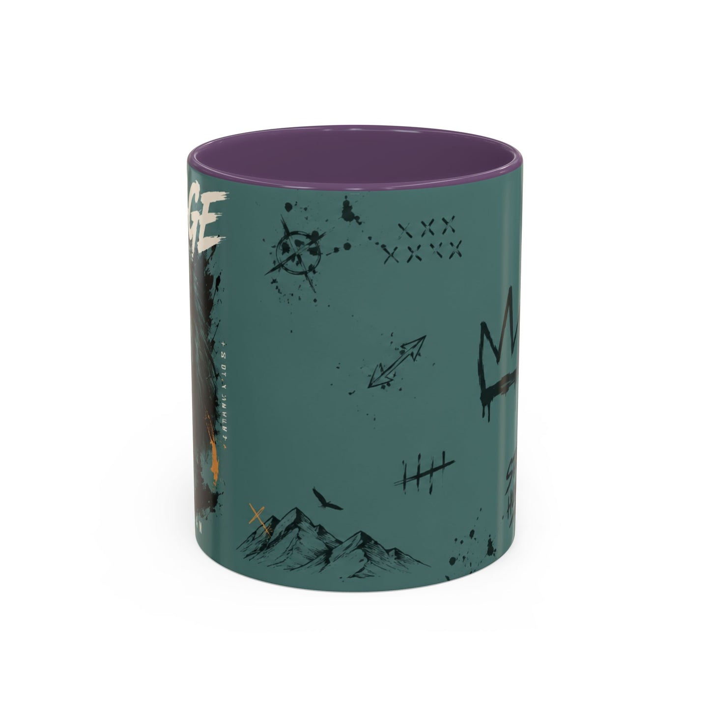 Stay Hungry Graffiti Accent Coffee Mug — 11/15oz