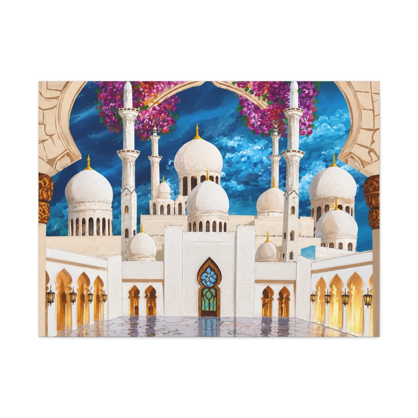 Islamic Mosque Canvas Art — Stretched Matte Wall Decor