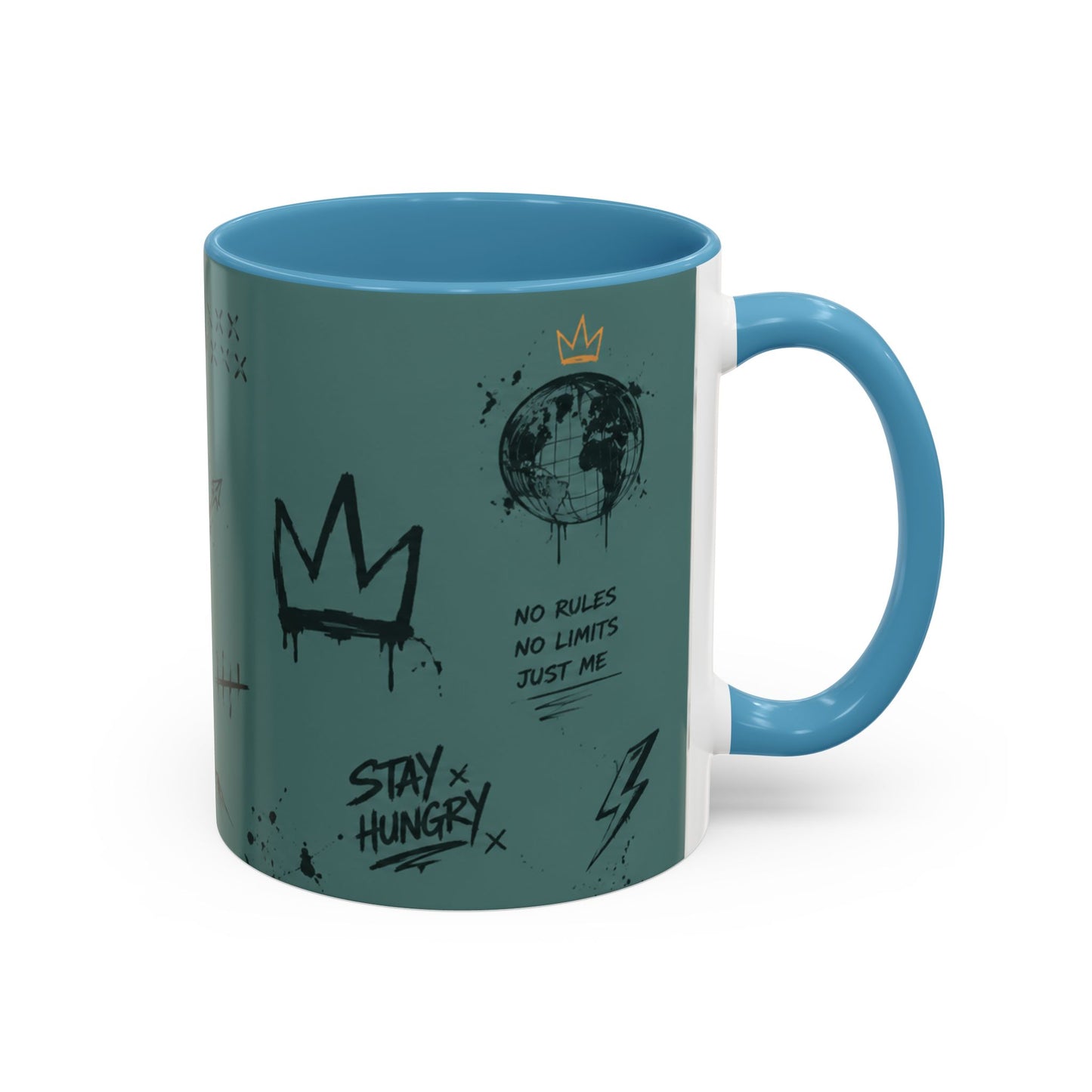 Stay Hungry Graffiti Accent Coffee Mug — 11/15oz