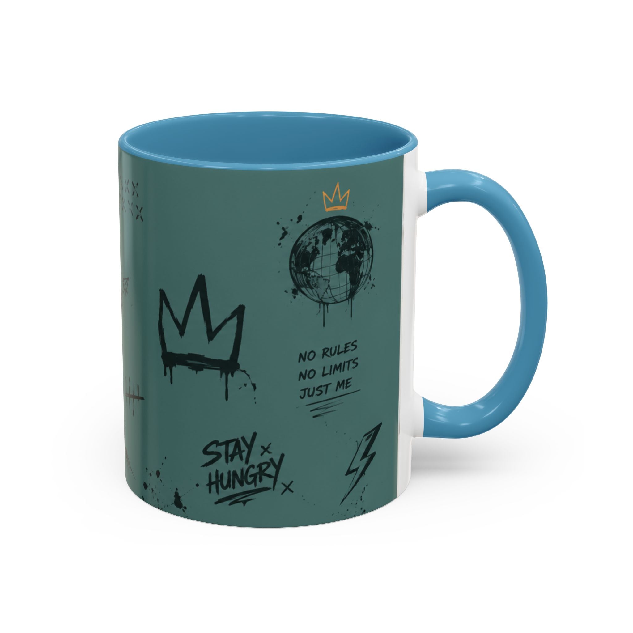 Stay Hungry Graffiti Accent Coffee Mug — 11/15oz
