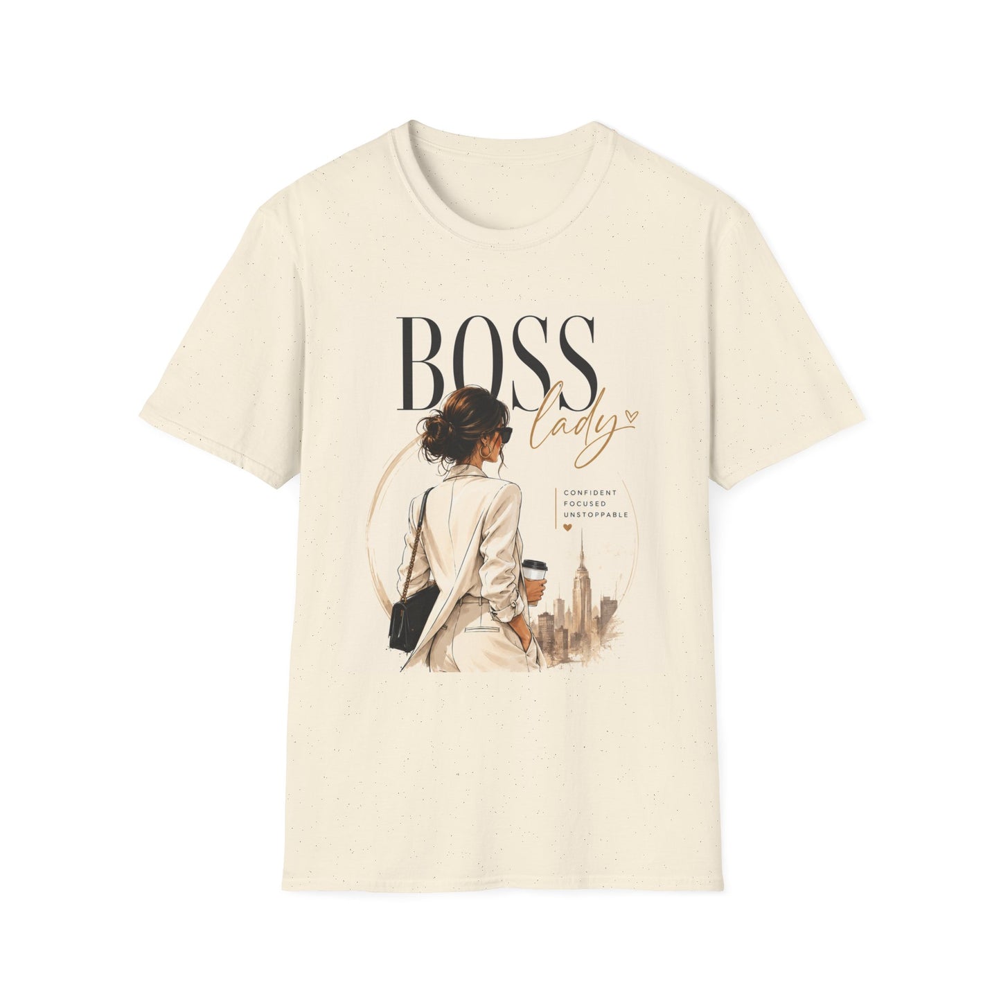 Boss Lady Tee — Chic Women’s Graphic T-Shirt with 'Boss Lady' Design