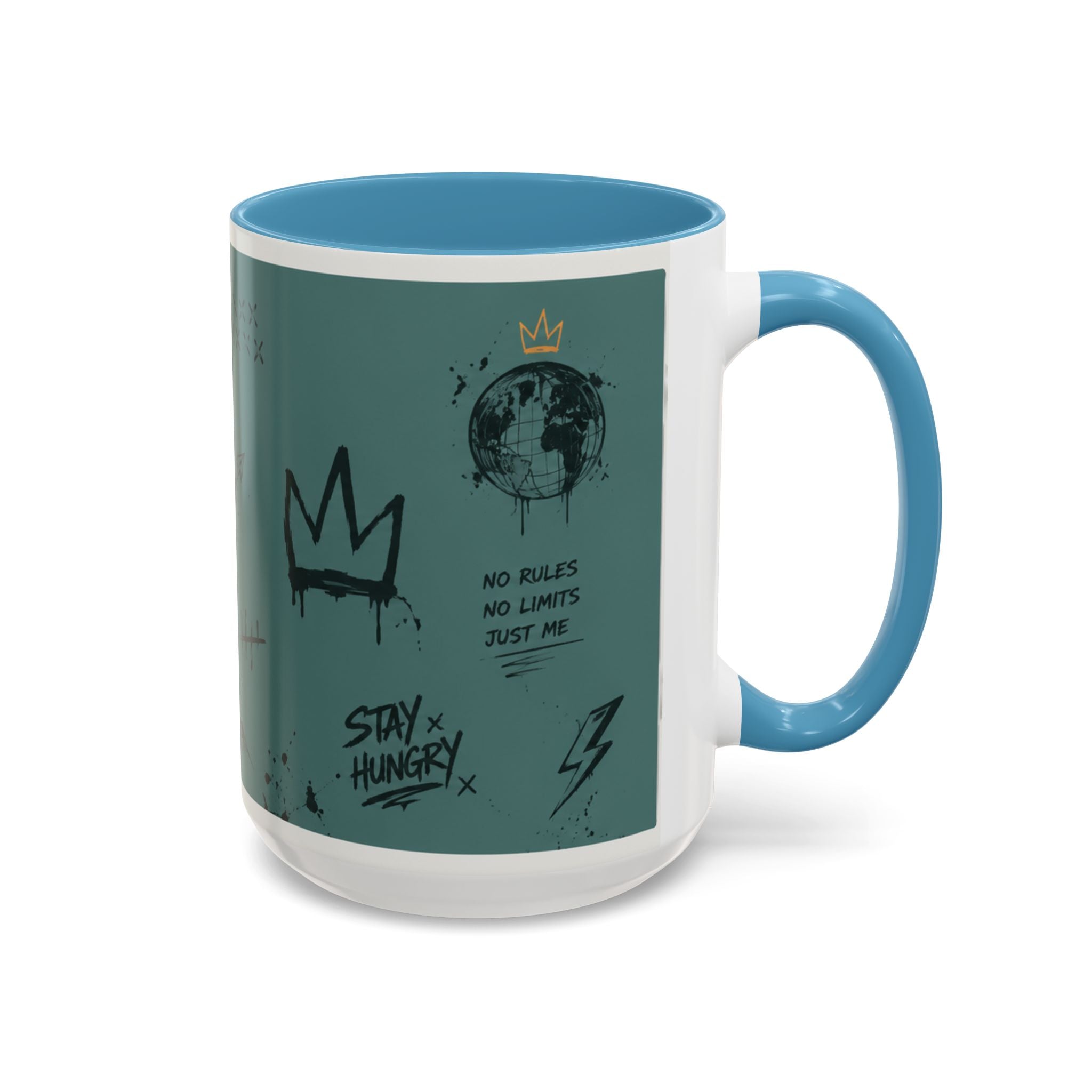Stay Hungry Graffiti Accent Coffee Mug — 11/15oz