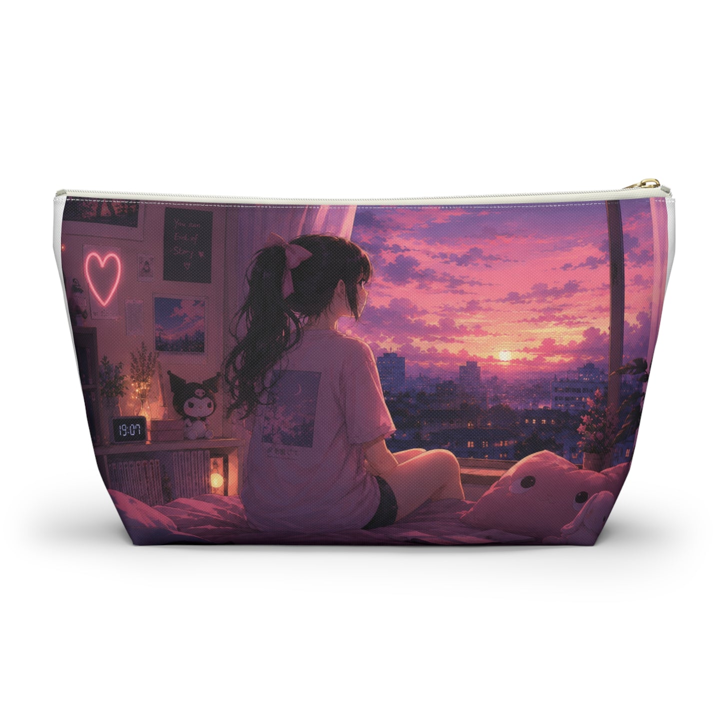 Sunset Room Anime Accessory Pouch