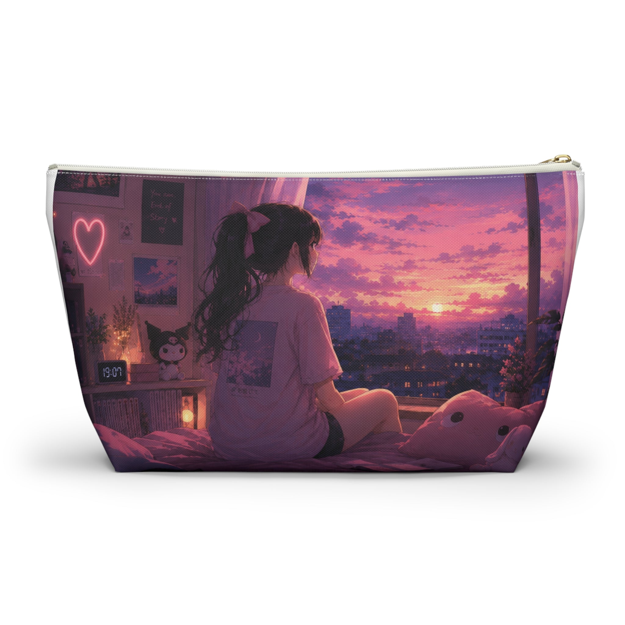Sunset Room Anime Accessory Pouch