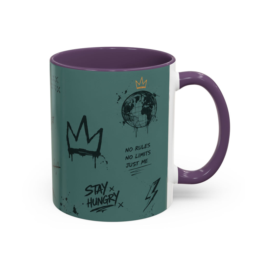 Stay Hungry Graffiti Accent Coffee Mug — 11/15oz