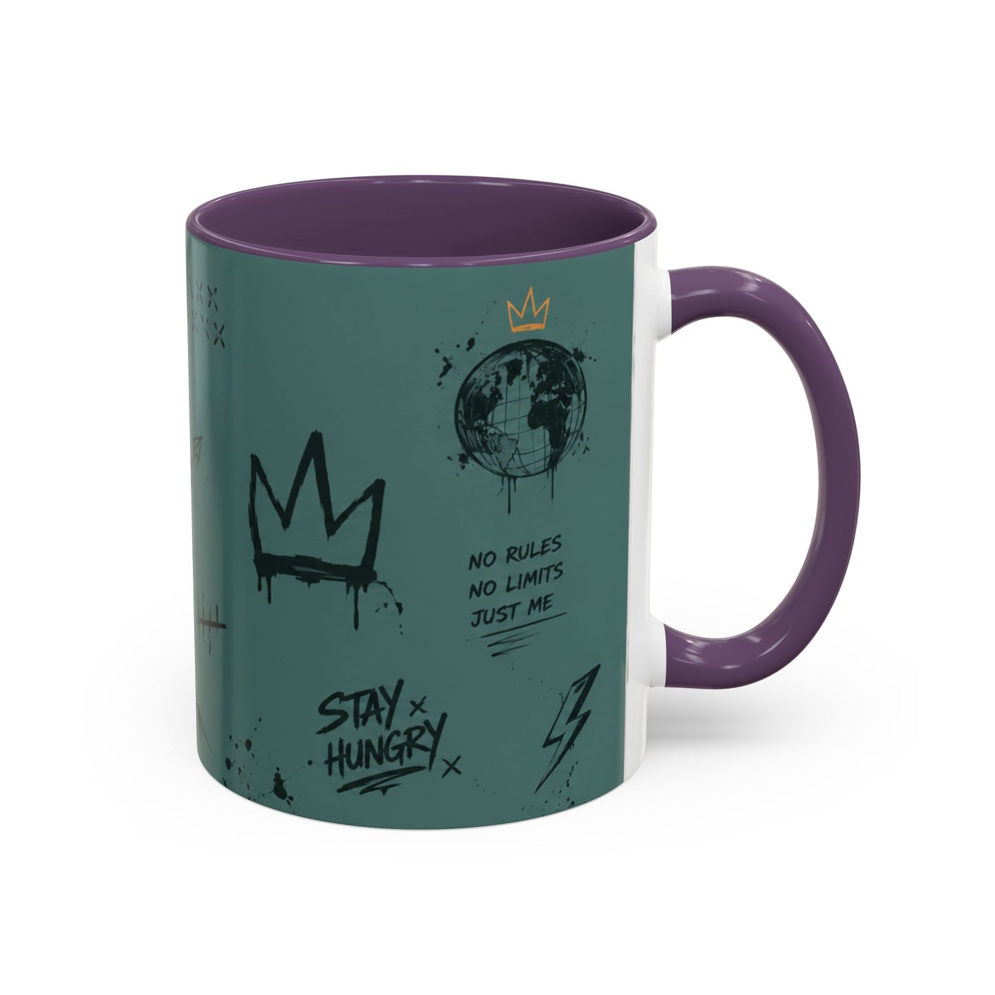 Stay Hungry Graffiti Accent Coffee Mug — 11/15oz