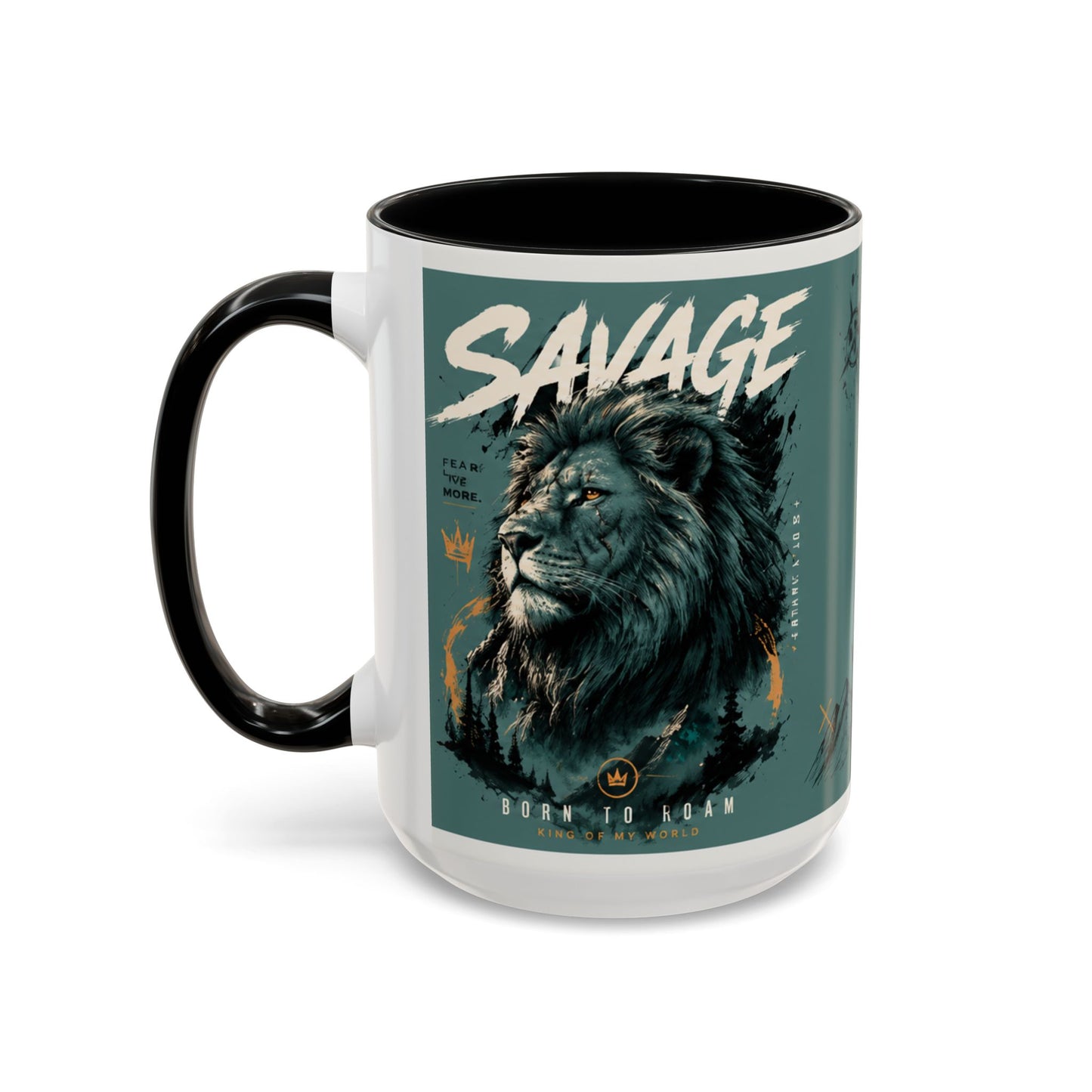 Stay Hungry Graffiti Accent Coffee Mug — 11/15oz