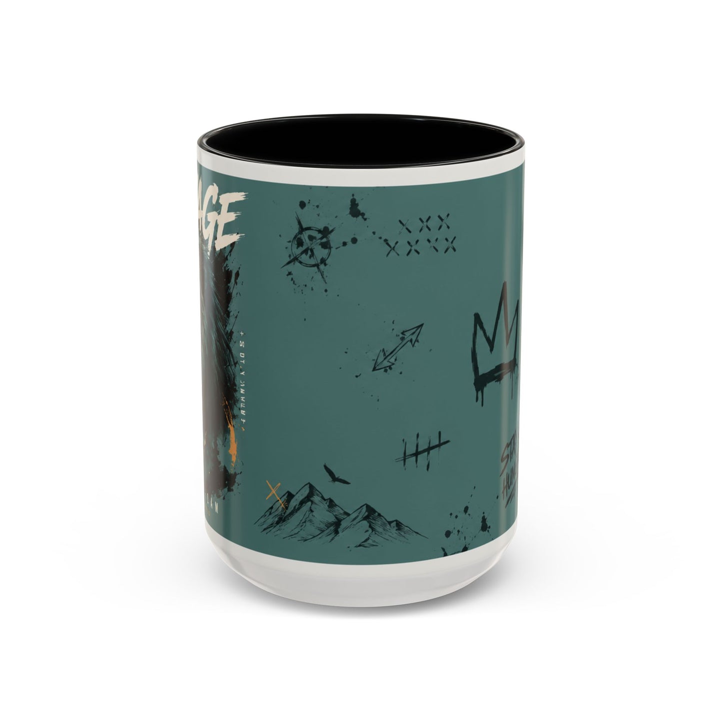 Stay Hungry Graffiti Accent Coffee Mug — 11/15oz