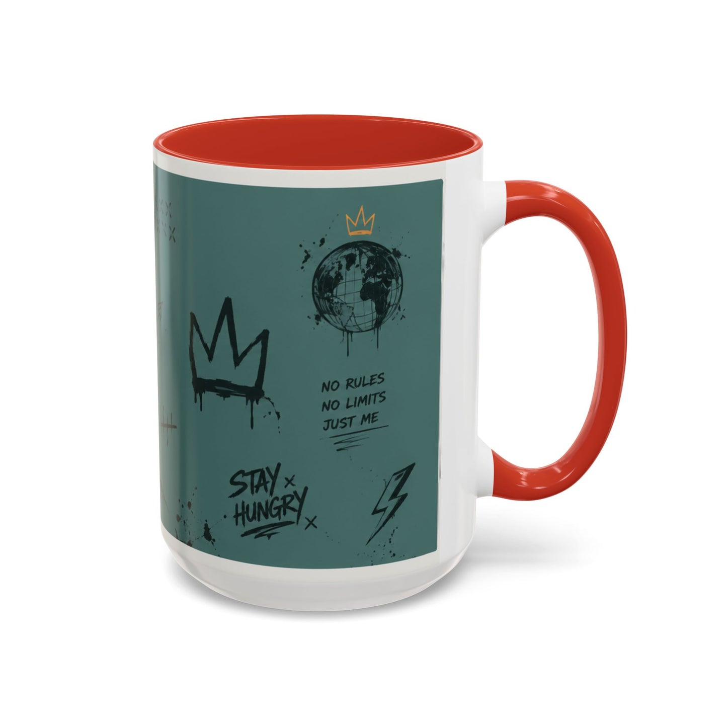 Stay Hungry Graffiti Accent Coffee Mug — 11/15oz