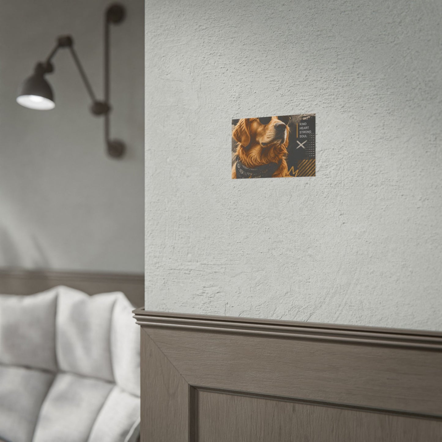 Loyal Vibes Dog Poster — Golden Retriever Wall Art ("Loyal Vibes")