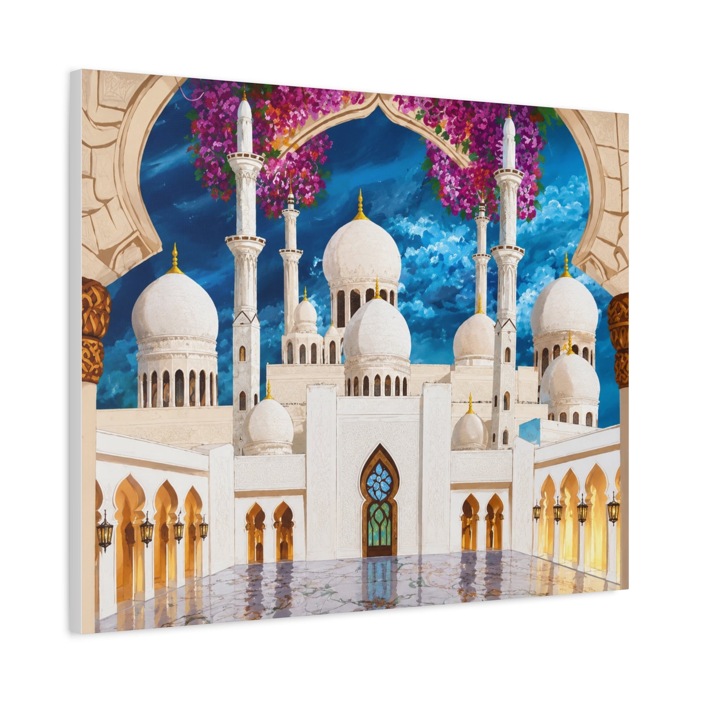 Islamic Mosque Canvas Art — Stretched Matte Wall Decor