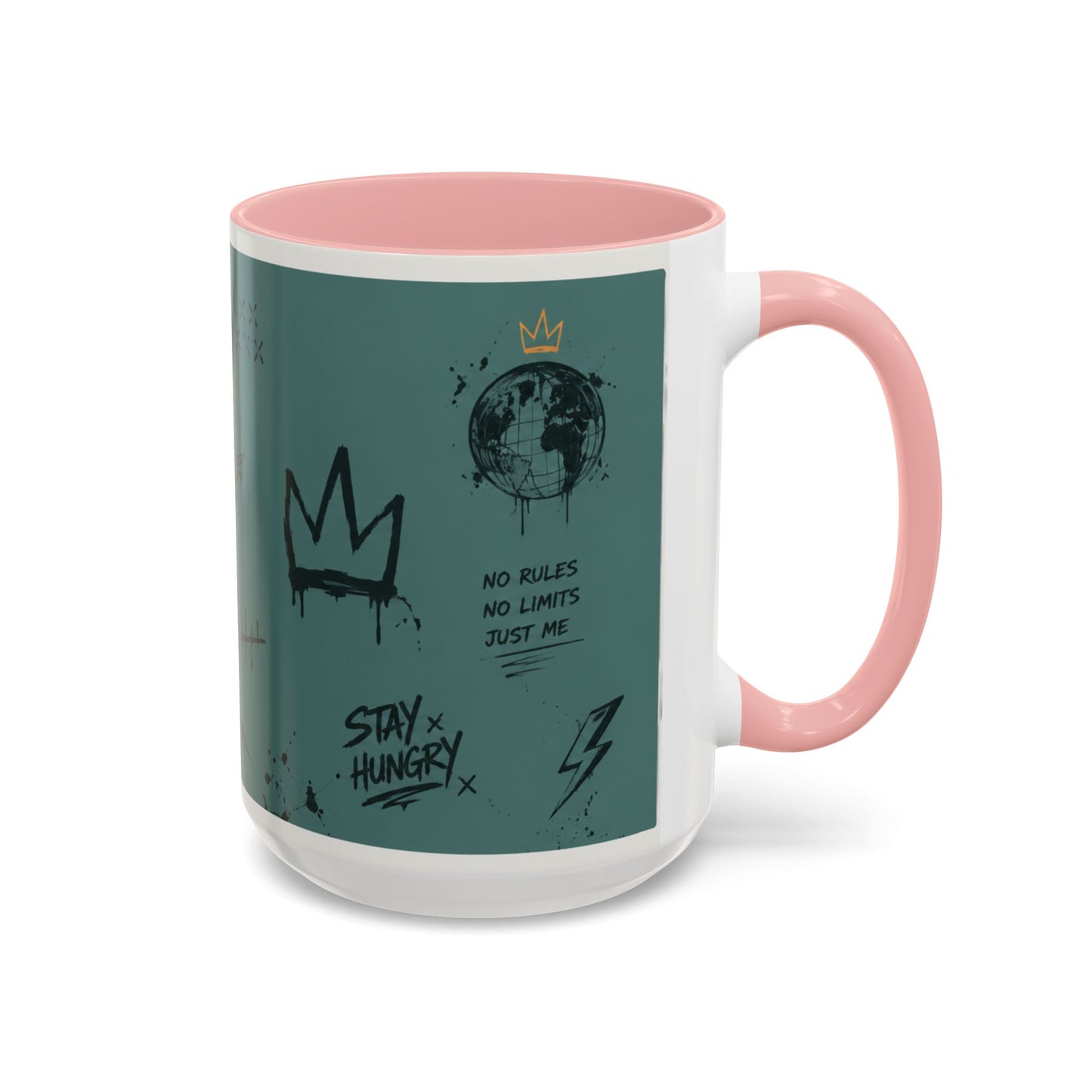 Stay Hungry Graffiti Accent Coffee Mug — 11/15oz