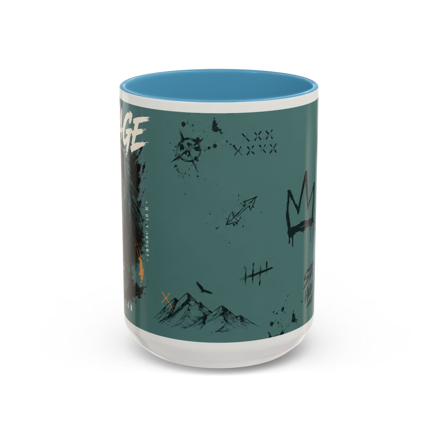 Stay Hungry Graffiti Accent Coffee Mug — 11/15oz
