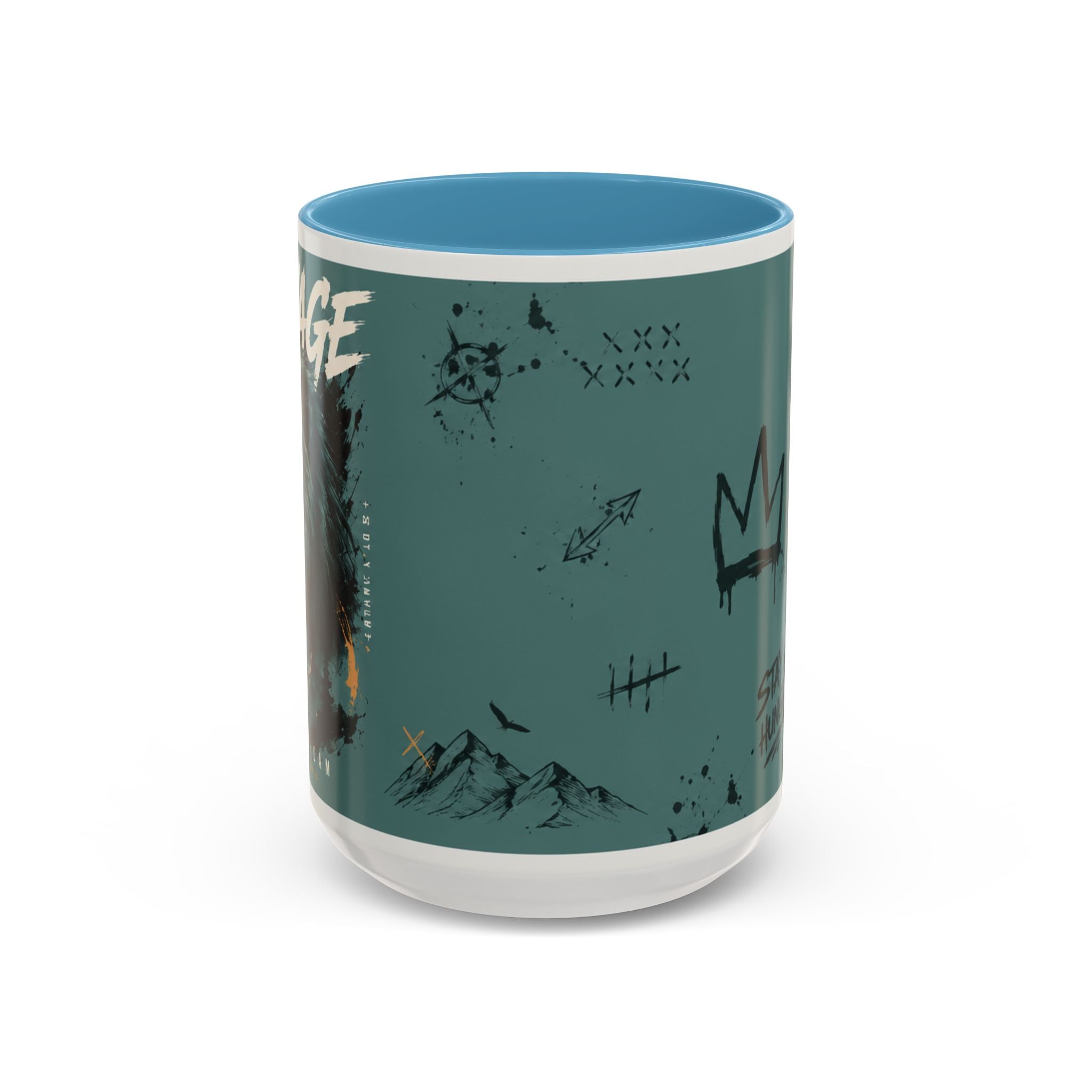 Stay Hungry Graffiti Accent Coffee Mug — 11/15oz