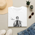 Graphic T-Shirt — Minimal Sketch Man with 'Not Your Competition, Your Reminder' Quote