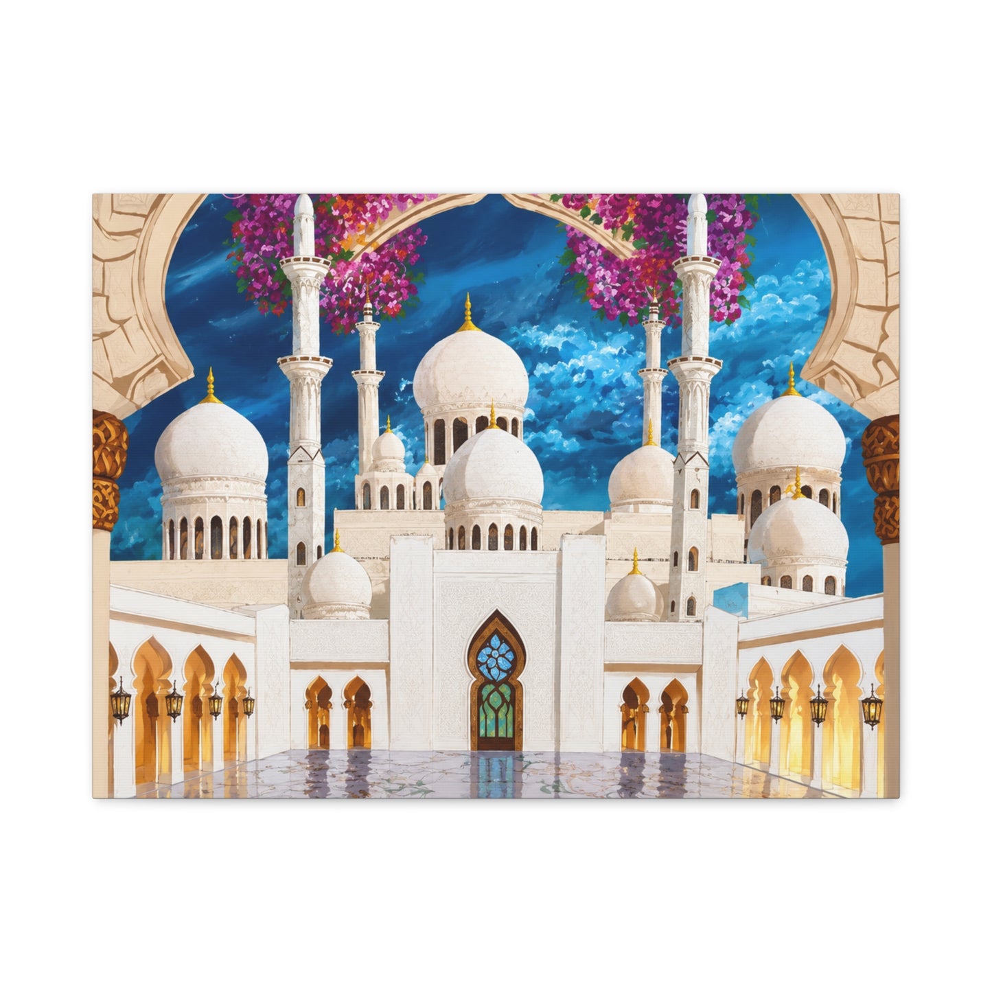 Islamic Mosque Canvas Art — Stretched Matte Wall Decor