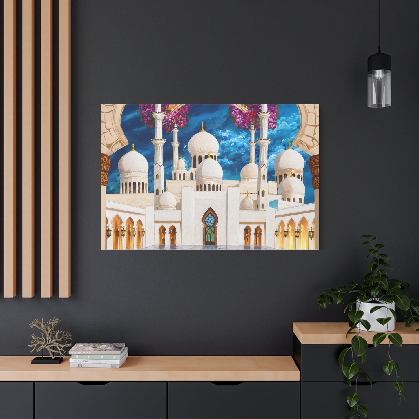 Islamic Mosque Canvas Art — Stretched Matte Wall Decor