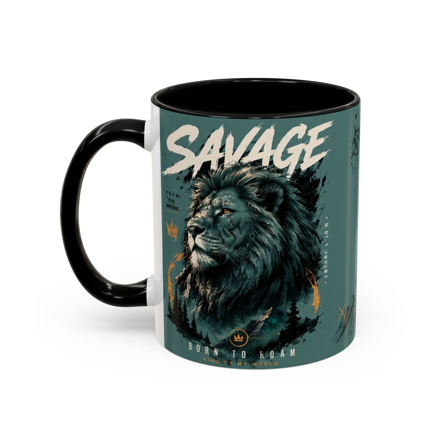Stay Hungry Graffiti Accent Coffee Mug — 11/15oz