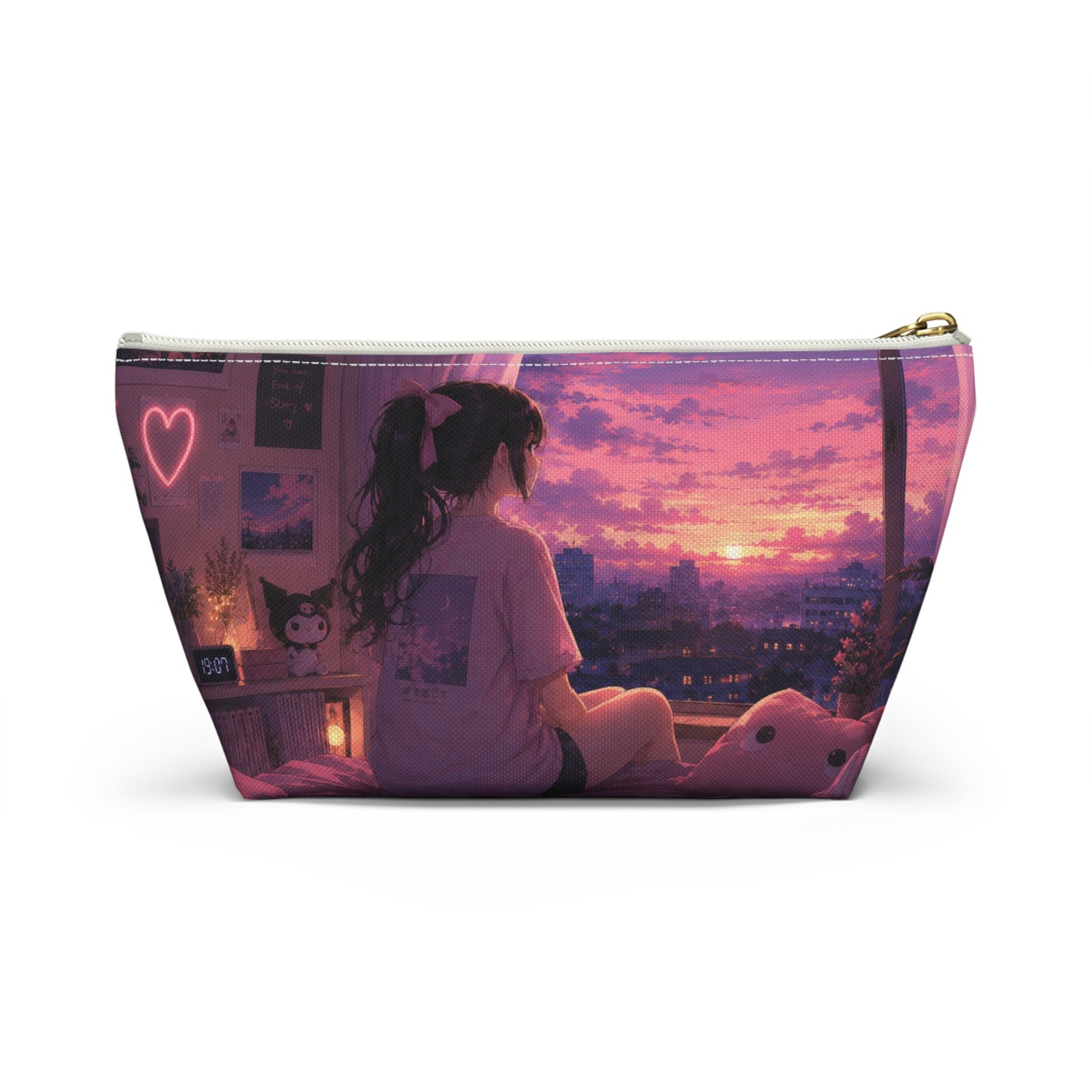Sunset Room Anime Accessory Pouch