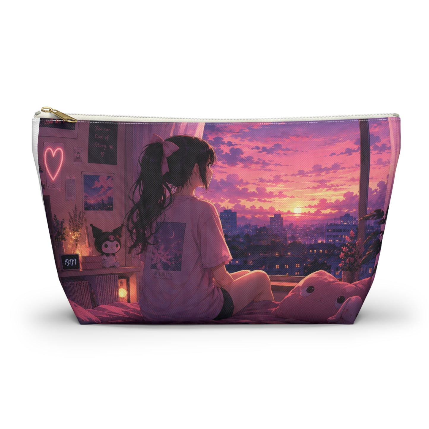 Sunset Room Anime Accessory Pouch