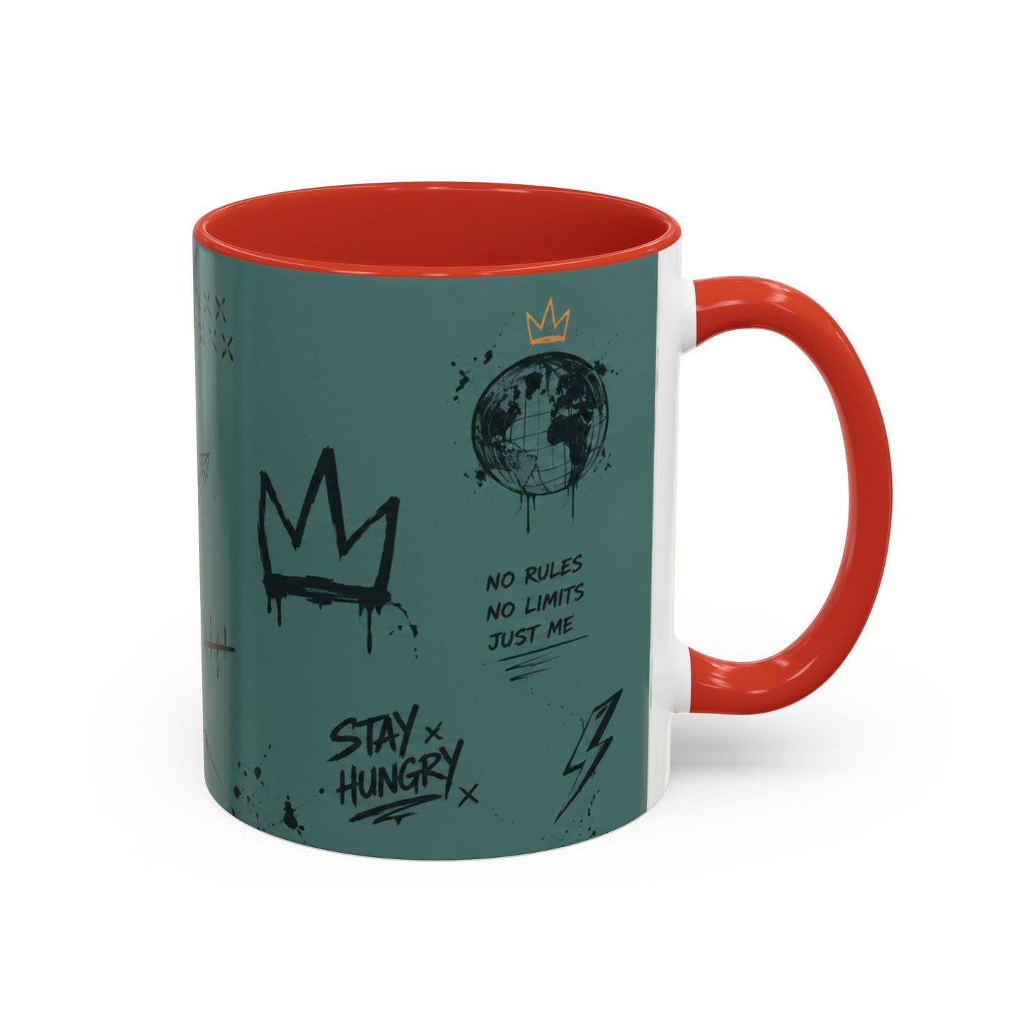 Stay Hungry Graffiti Accent Coffee Mug — 11/15oz