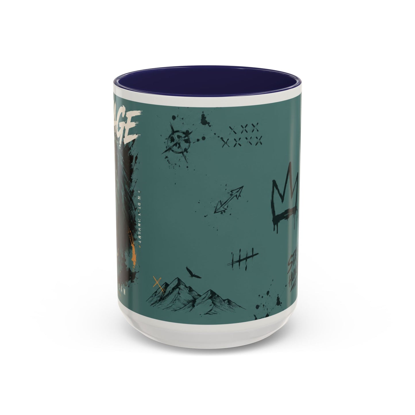 Stay Hungry Graffiti Accent Coffee Mug — 11/15oz