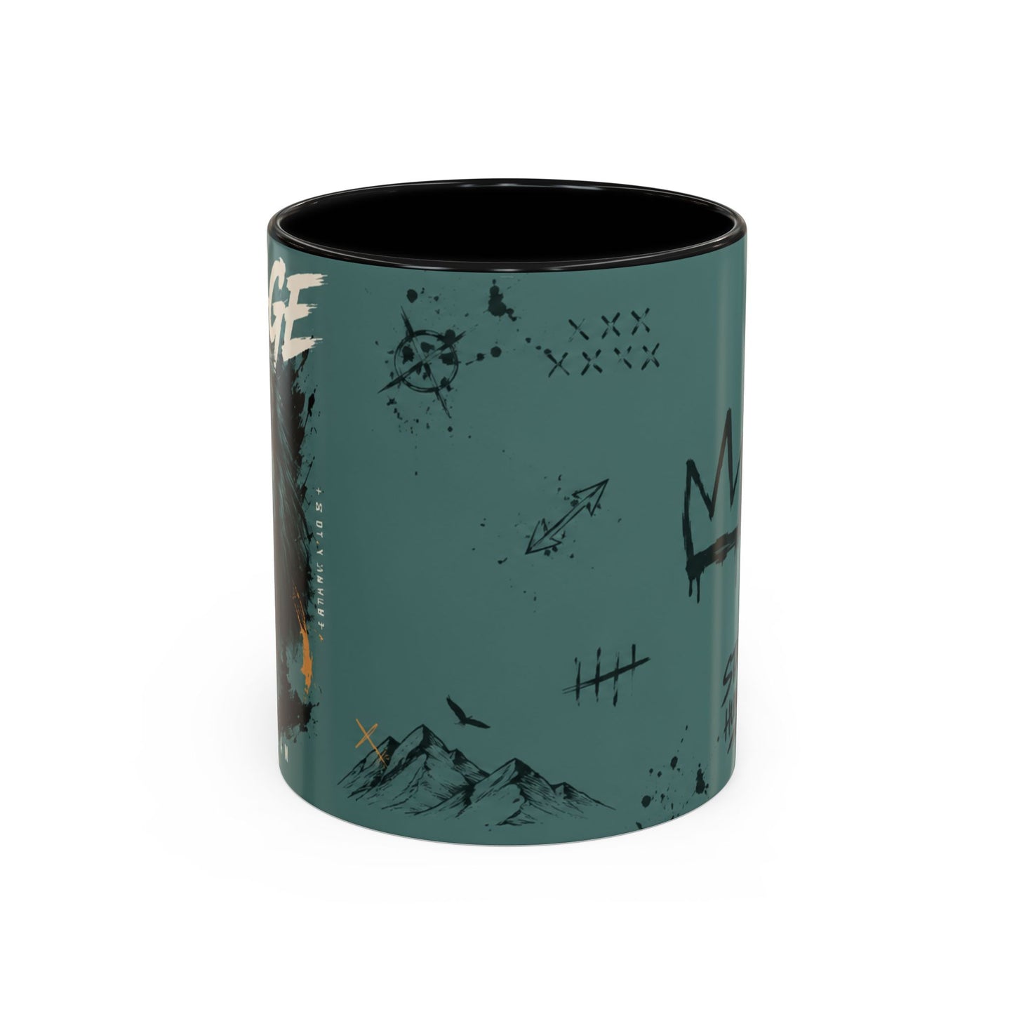 Stay Hungry Graffiti Accent Coffee Mug — 11/15oz