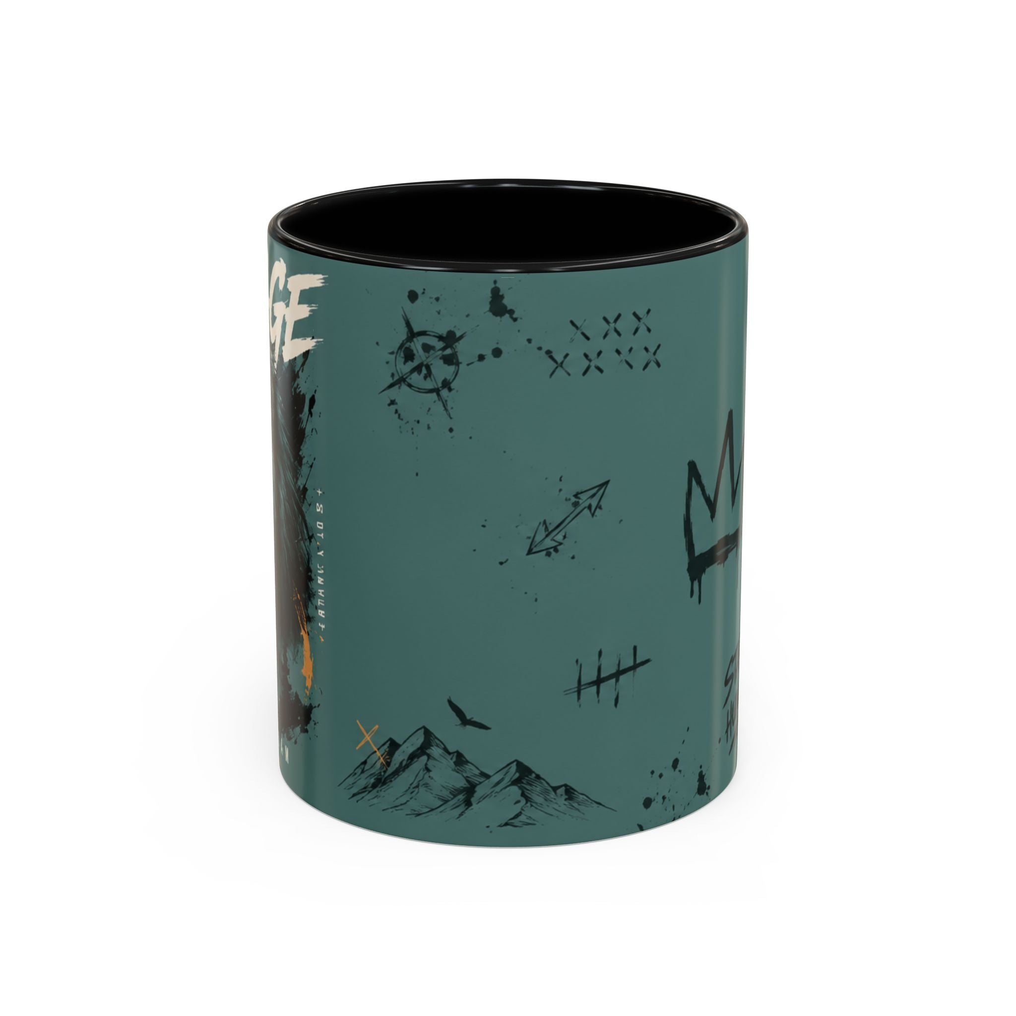 Stay Hungry Graffiti Accent Coffee Mug — 11/15oz