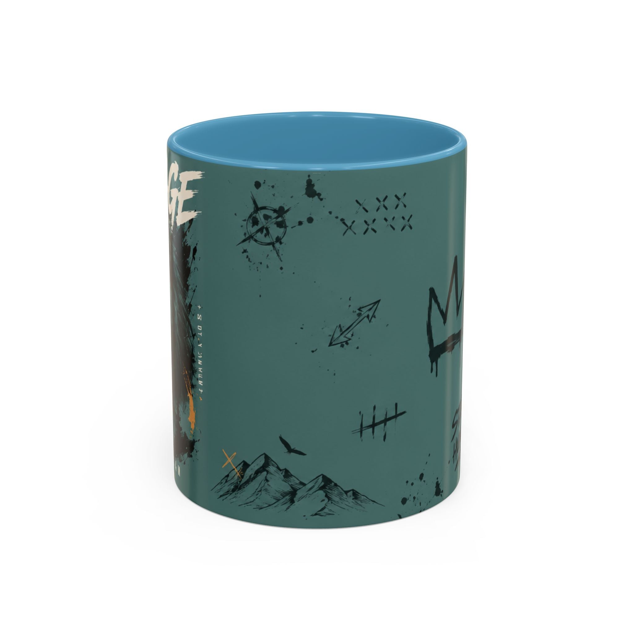 Stay Hungry Graffiti Accent Coffee Mug — 11/15oz