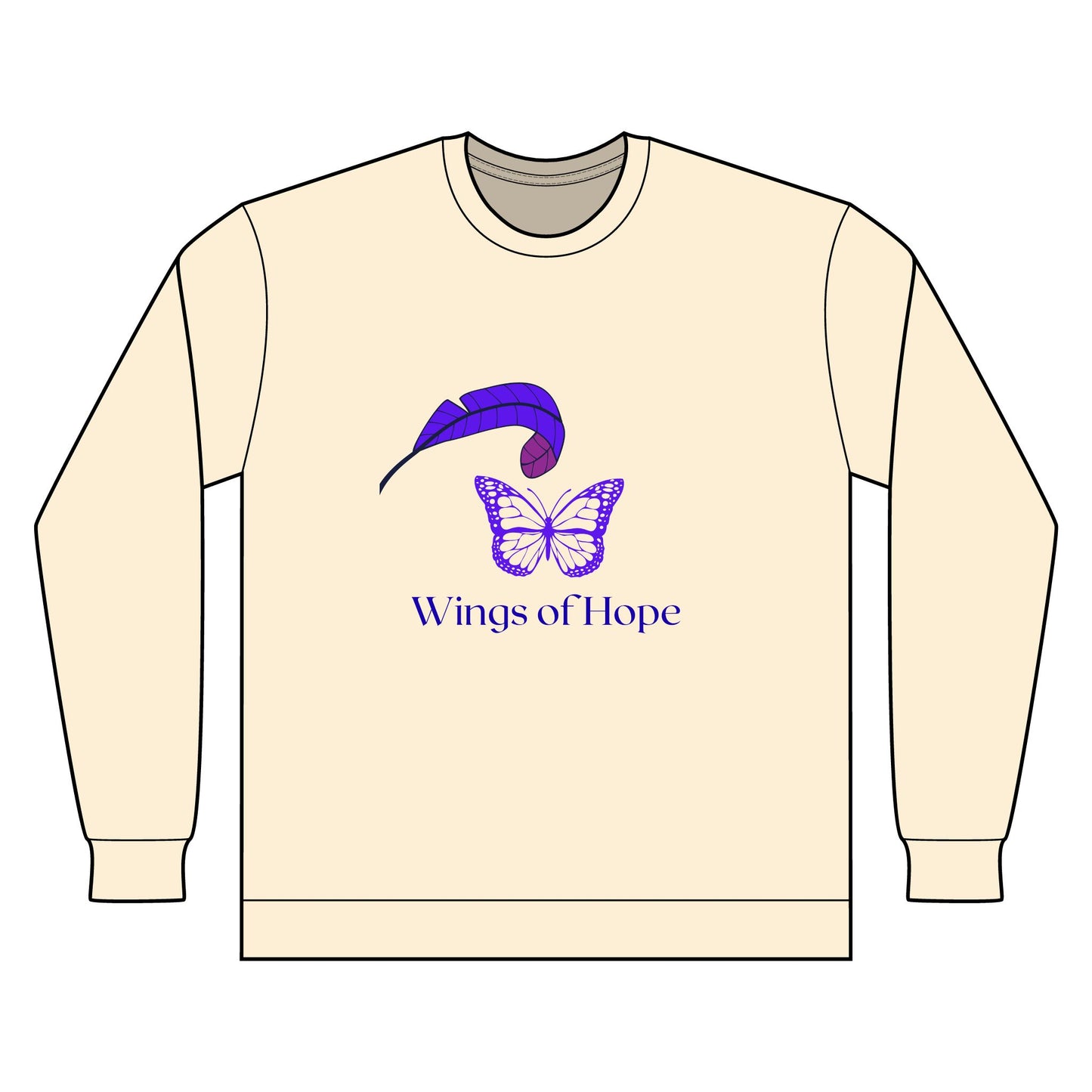 Wings of Hope Long Sleeve Tee