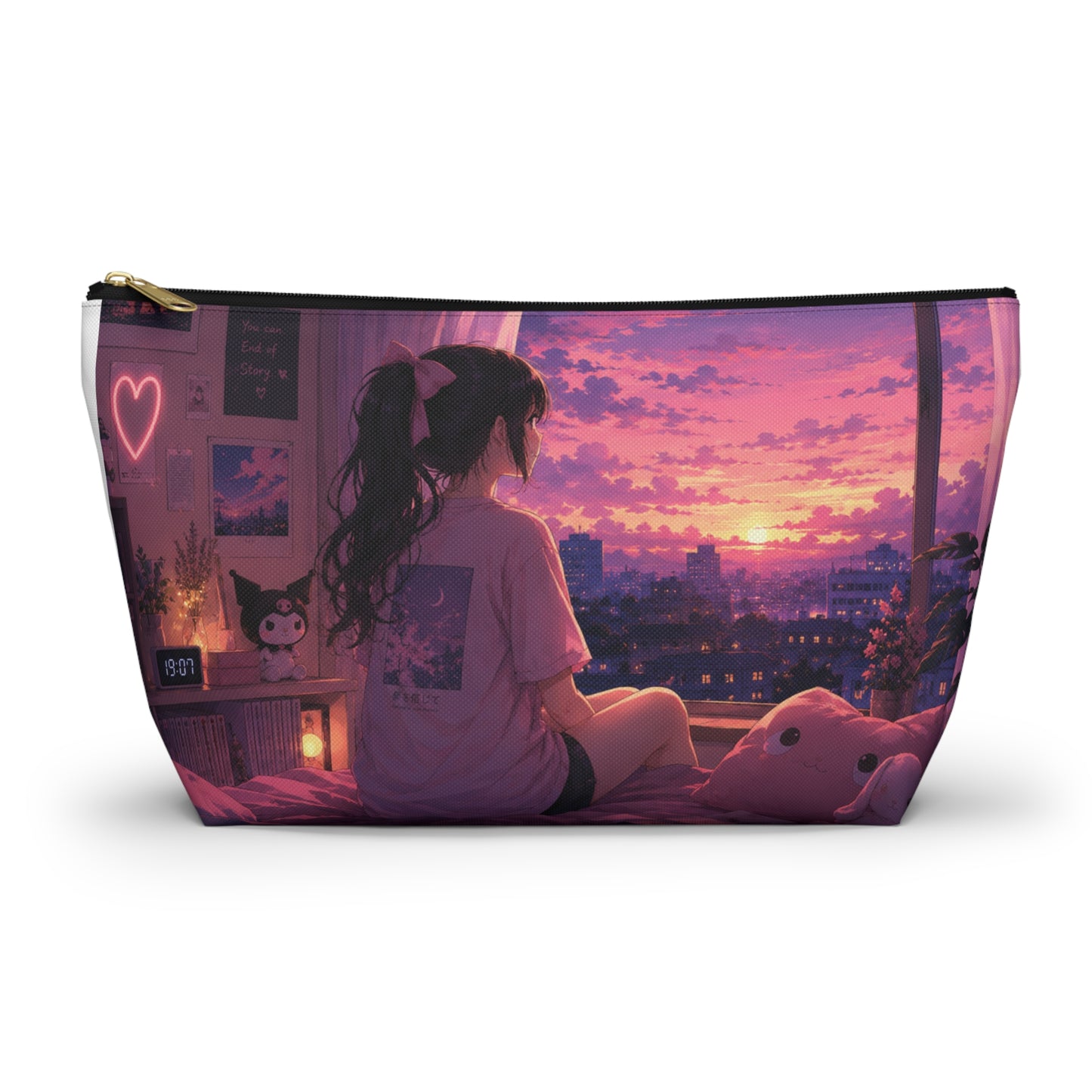 Sunset Room Anime Accessory Pouch