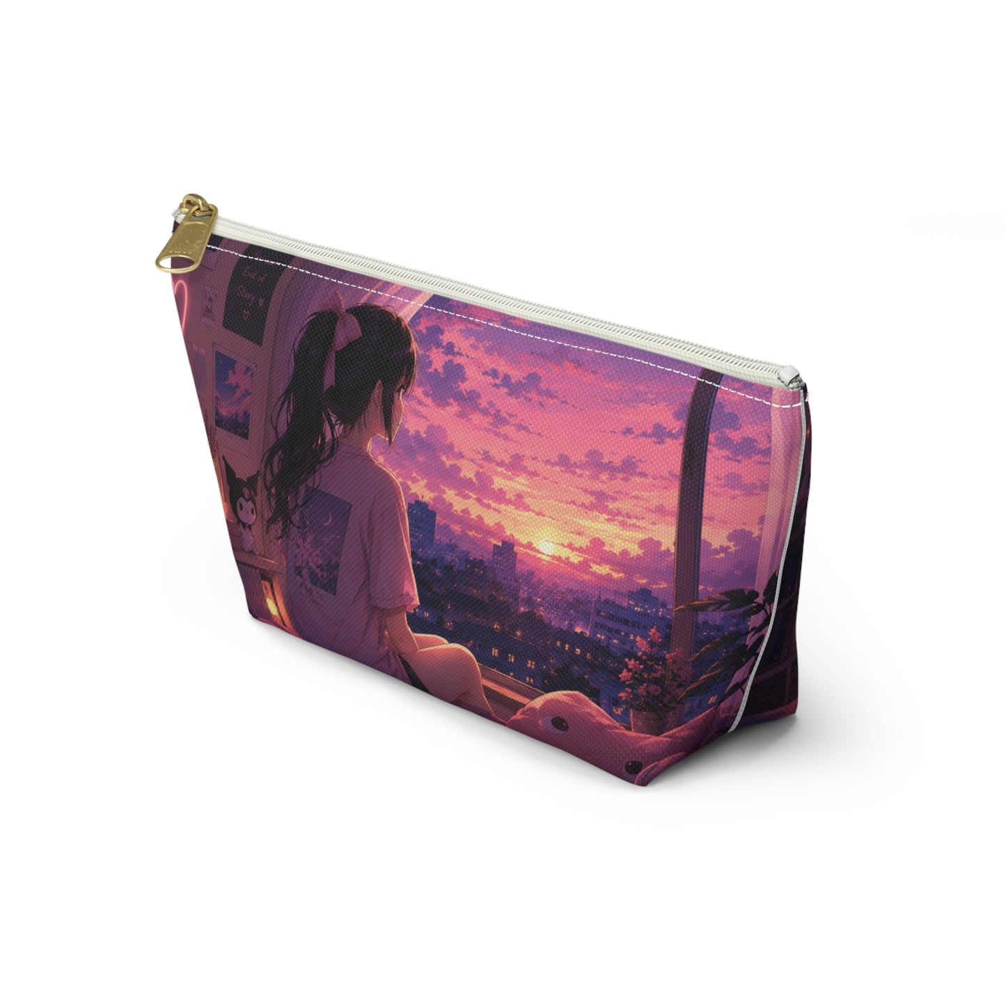 Sunset Room Anime Accessory Pouch