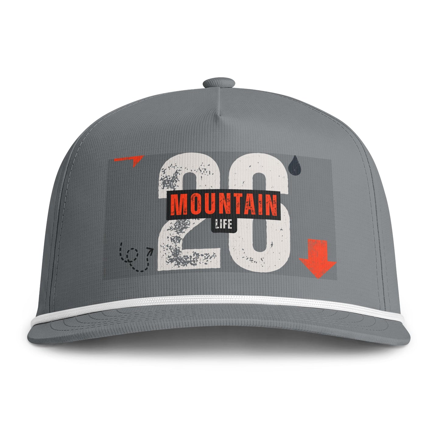 Mountain Life 20 Rope Cap – Distressed Outdoor Baseball Hat