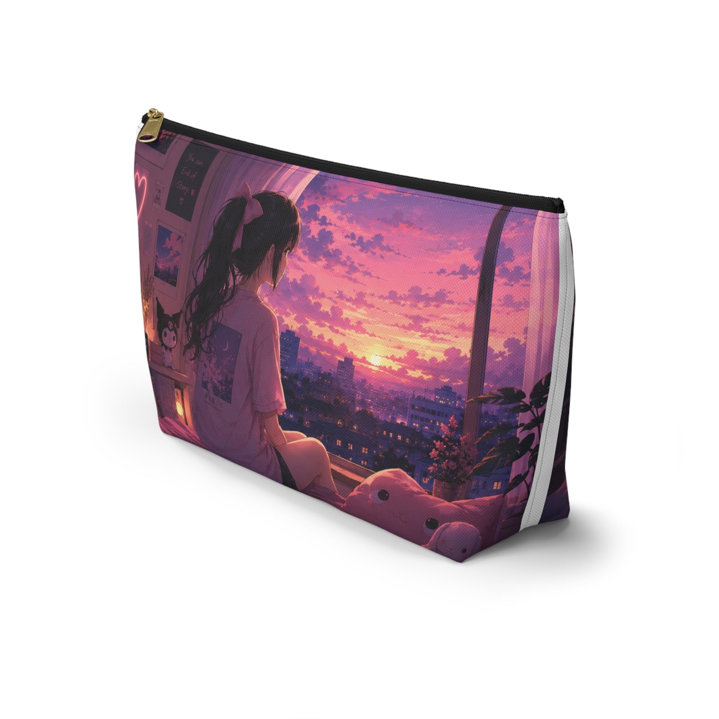 Sunset Room Anime Accessory Pouch