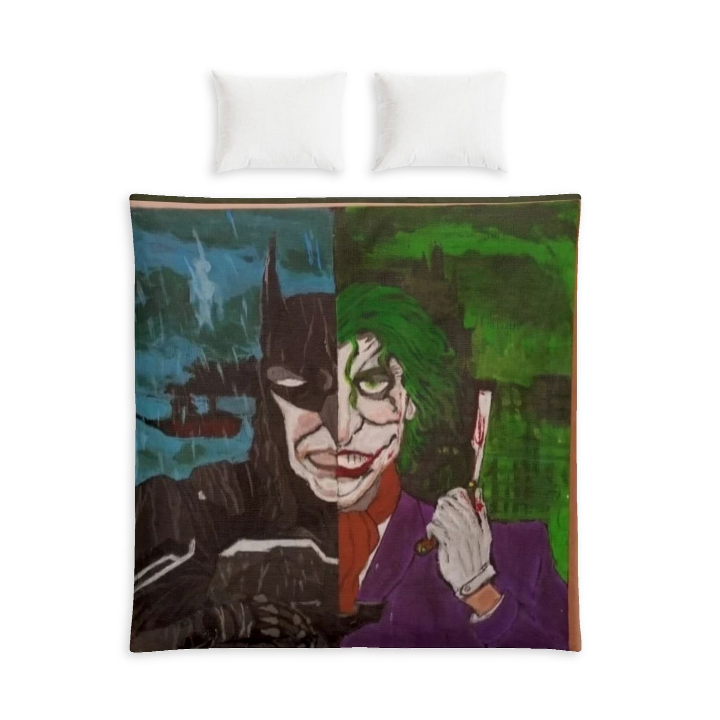 Duvet Cover - Hand-Painted Girl with Horse Cotton Bed Set