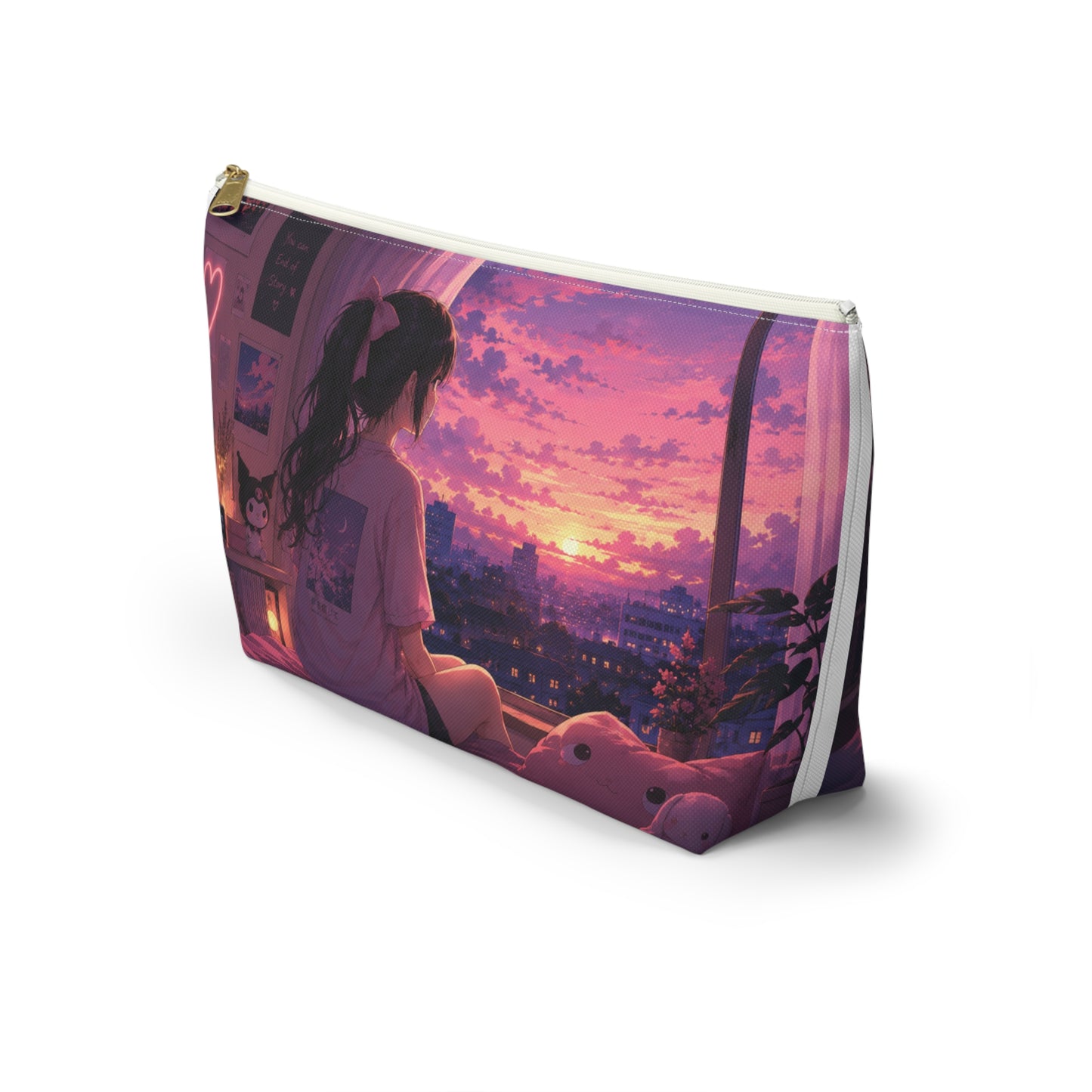 Sunset Room Anime Accessory Pouch