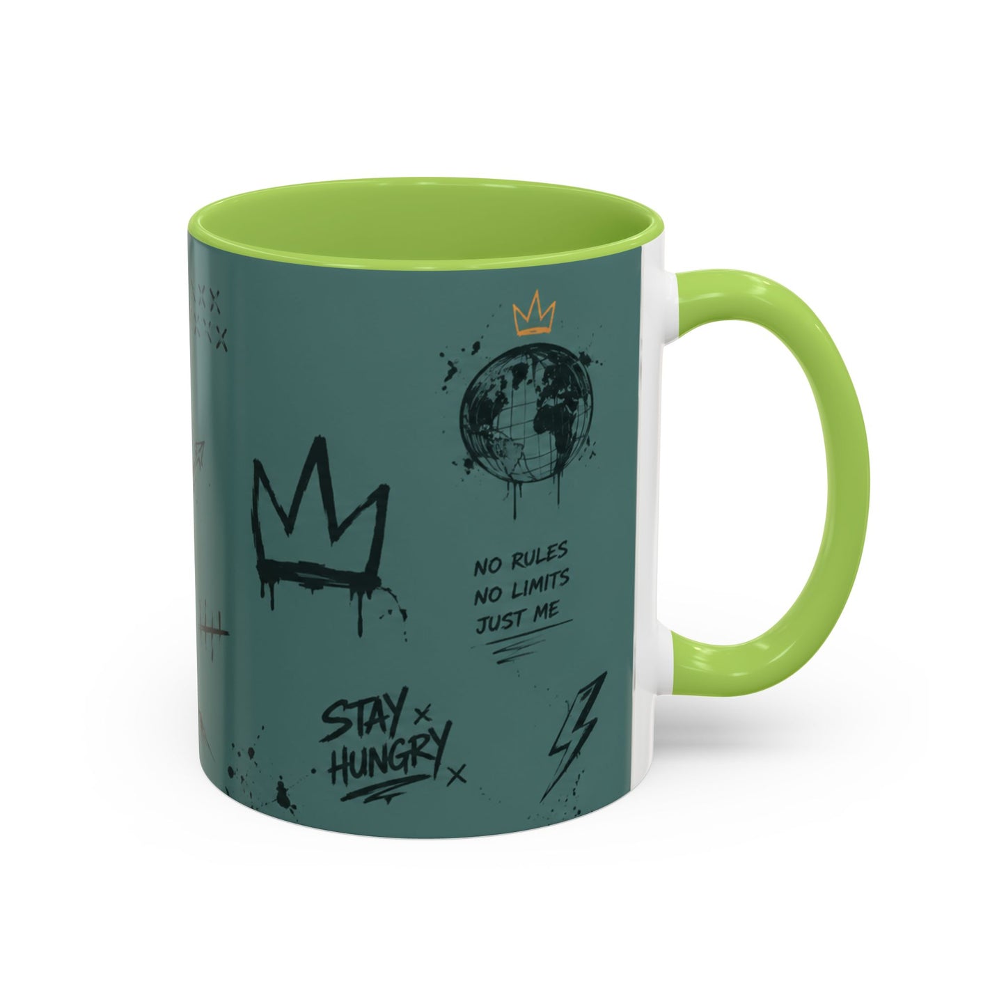 Stay Hungry Graffiti Accent Coffee Mug — 11/15oz