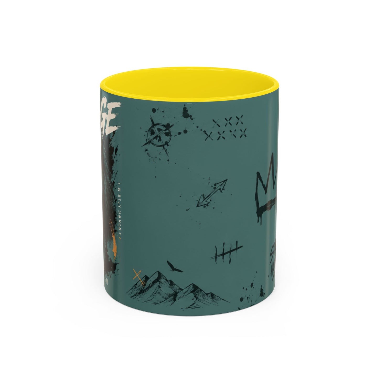 Stay Hungry Graffiti Accent Coffee Mug — 11/15oz