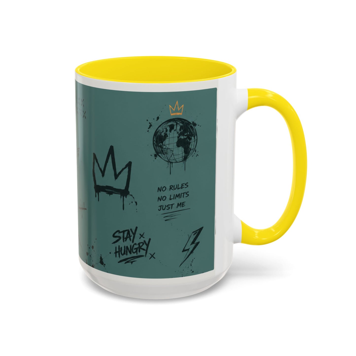 Stay Hungry Graffiti Accent Coffee Mug — 11/15oz