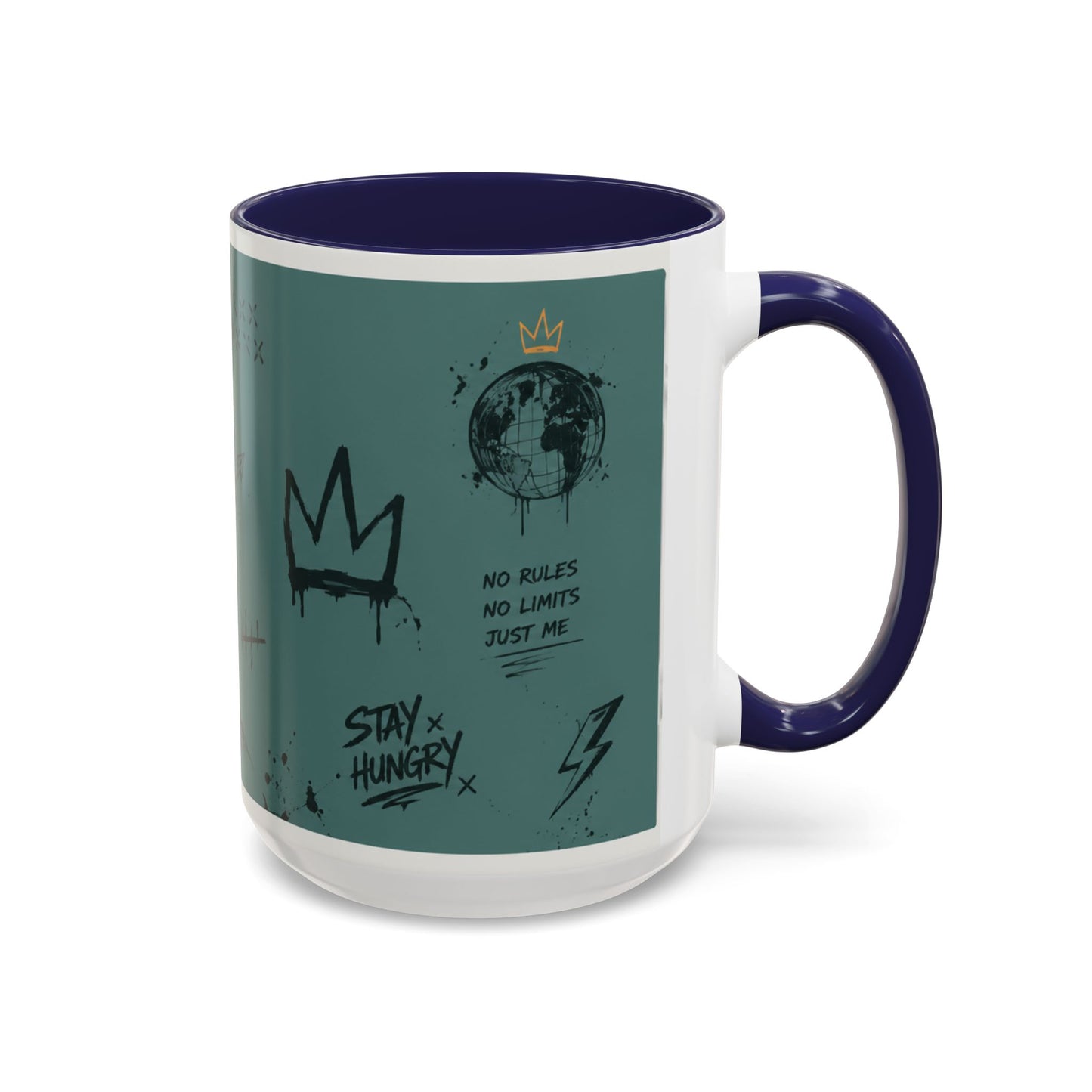 Stay Hungry Graffiti Accent Coffee Mug — 11/15oz