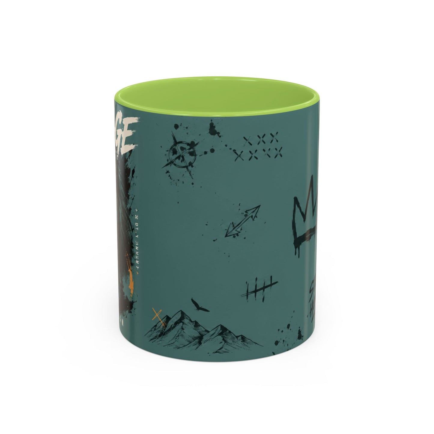 Stay Hungry Graffiti Accent Coffee Mug — 11/15oz