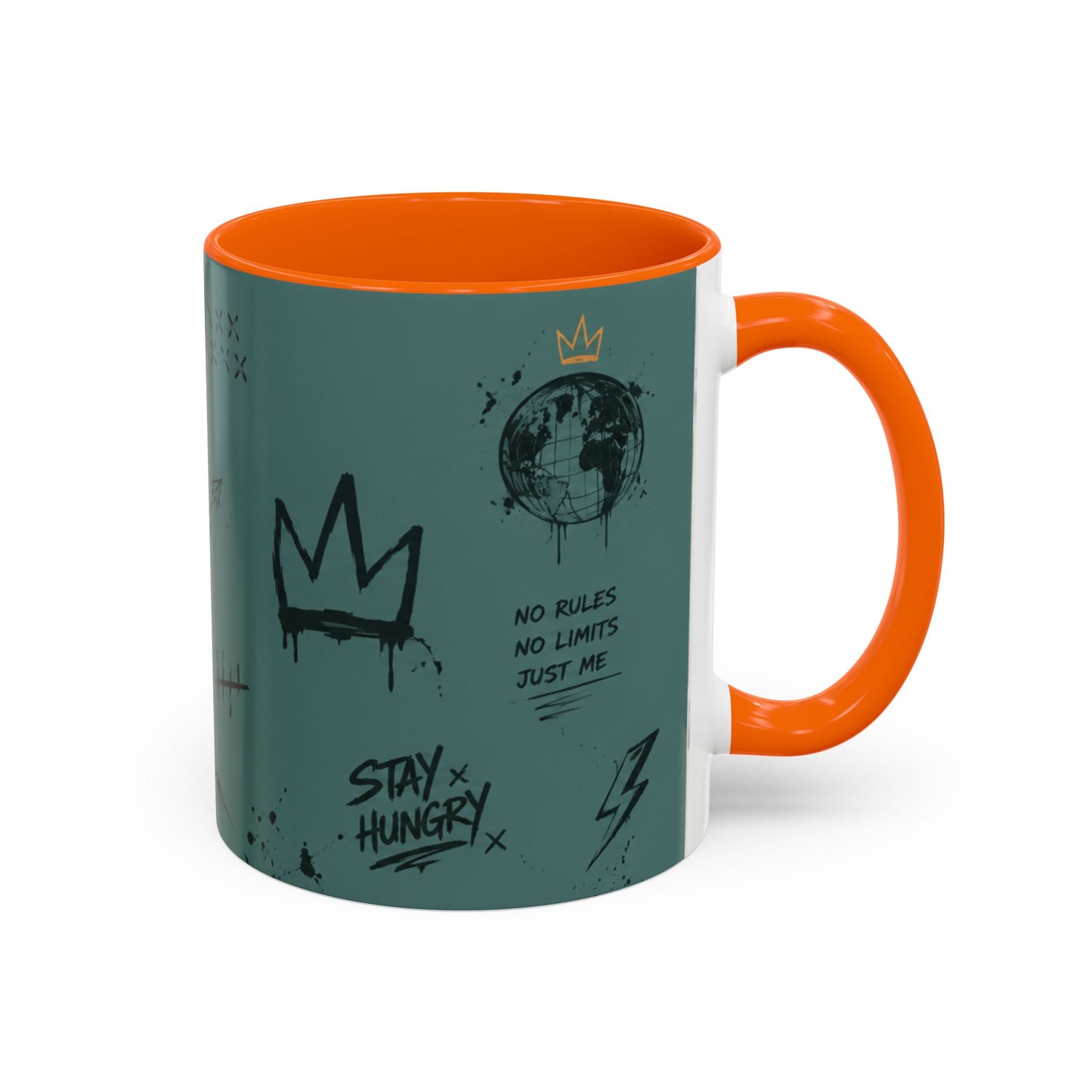Stay Hungry Graffiti Accent Coffee Mug — 11/15oz
